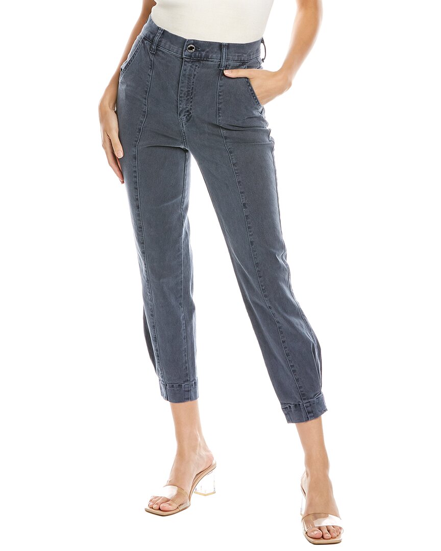 Shop Le Jean Paloma Charcoal Wash Jogger Jean In Grey