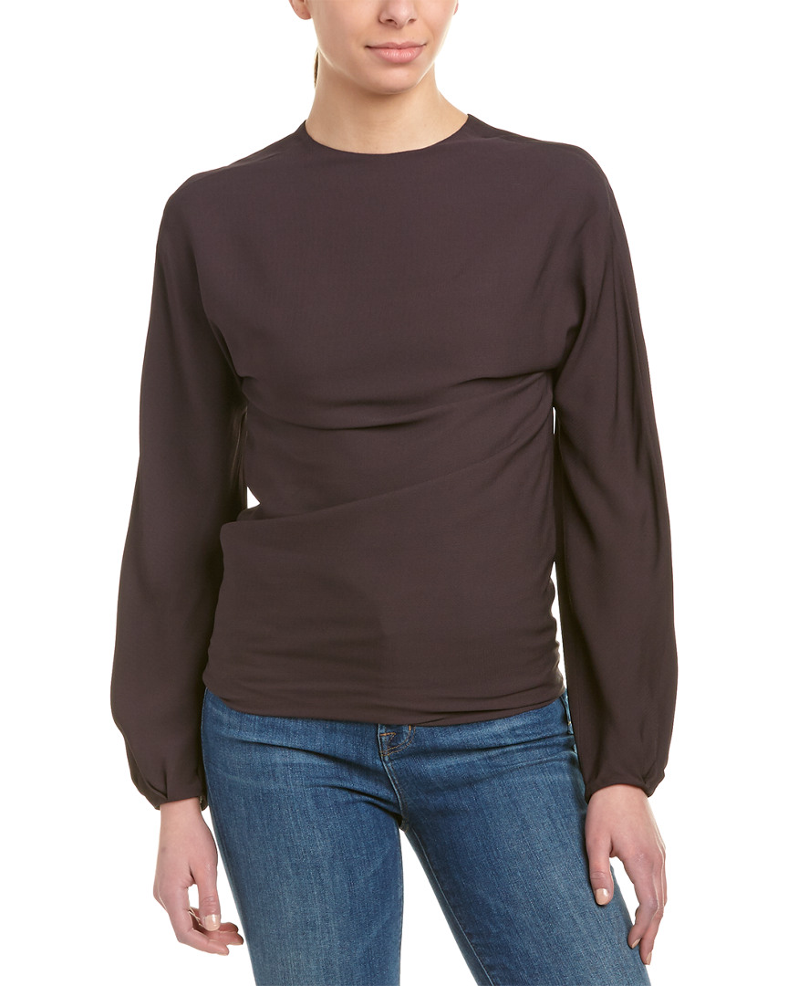 helmut lang tie back sweater