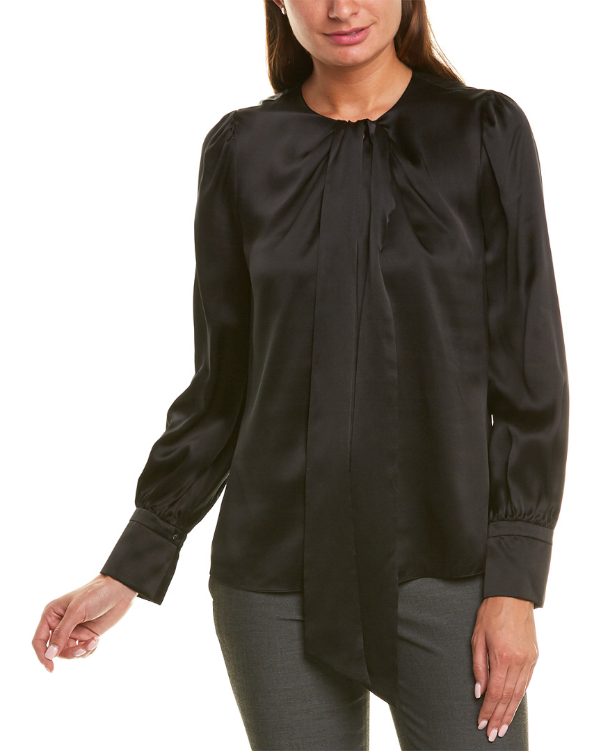 Image of Elie Tahari Bali Silk Shirt