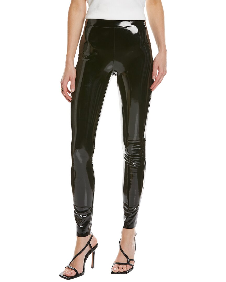 Alice And Olivia Front Zip Leather Leggings
