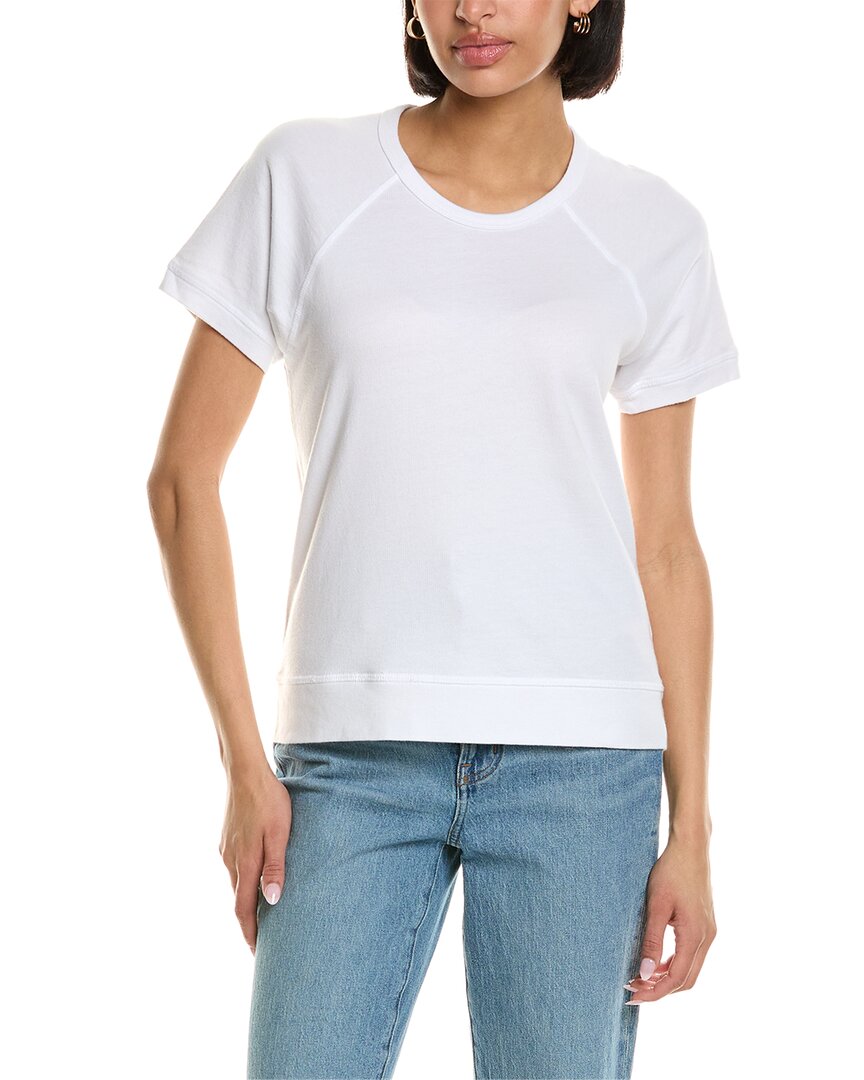 Shop James Perse Raglan Pullover In White