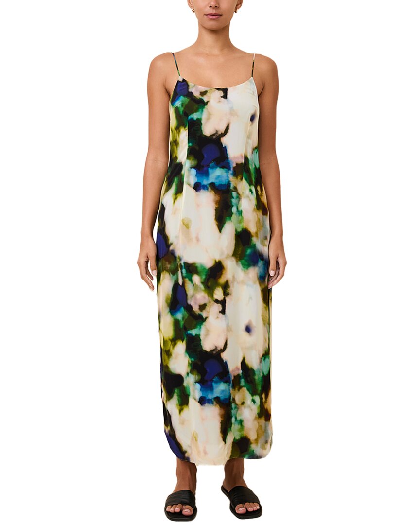 Solid & Striped The Maria Blurred Floral Dress In Multicolor