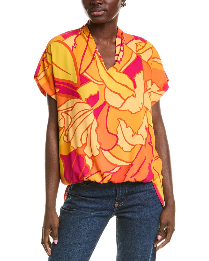 Shop Joseph Ribkoff High-low Top In Orange
