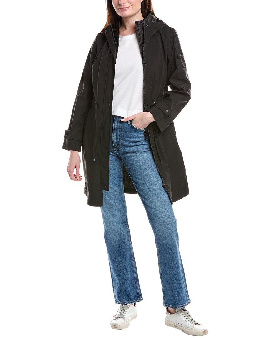 Sam Edelman Trench Coat In Black