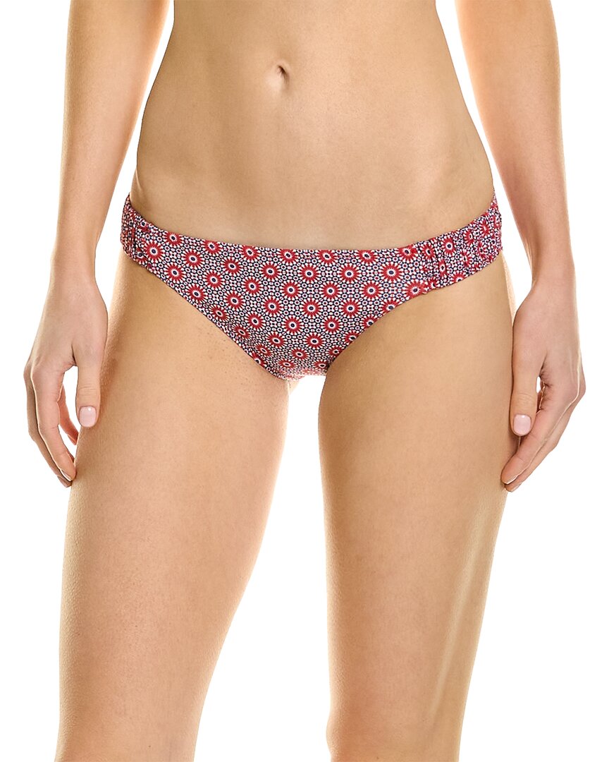 Shop Solid & Striped The Indigo Bikini Bottom In Red