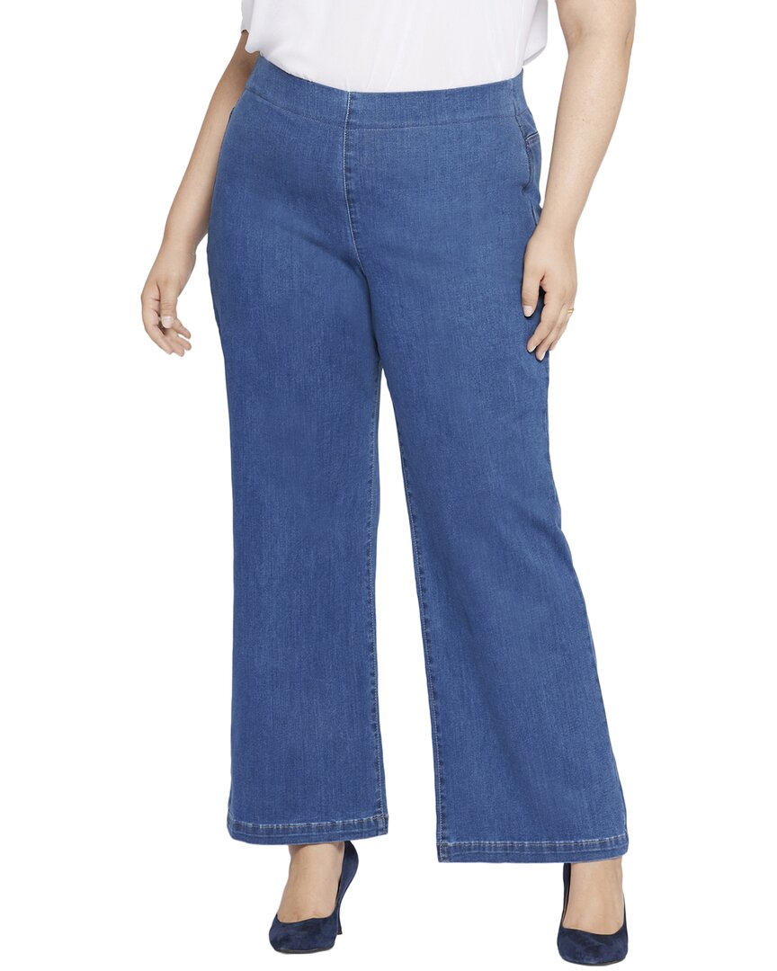 Nydj Plus Teresa Waterfall Wide Leg Jean