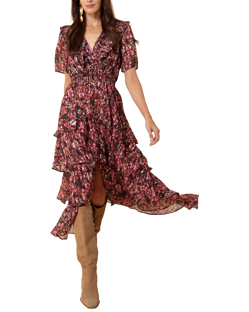 HALE BOB HALE BOB LUREX JACQUARD MAXI DRESS 