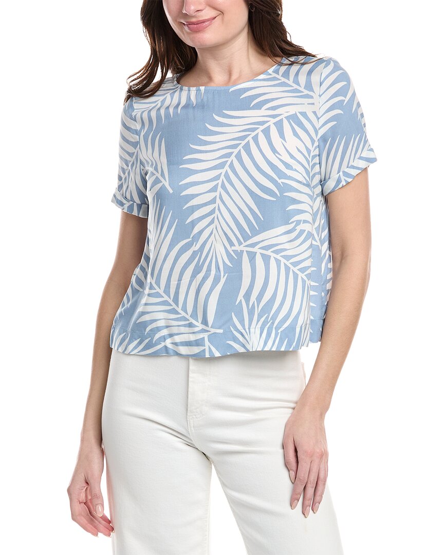 Vince Camuto Boxy T-shirt In Blue