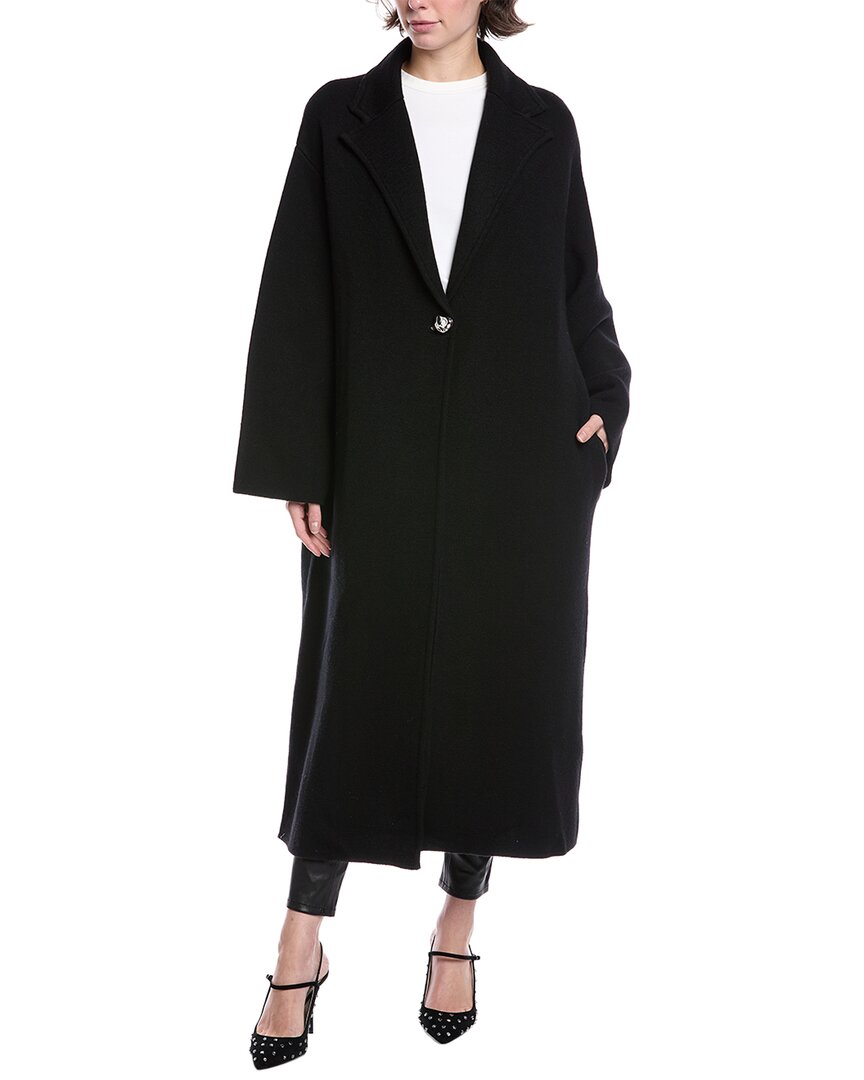 Rag & Bone Bridget Wool-blend Coatigan In Black