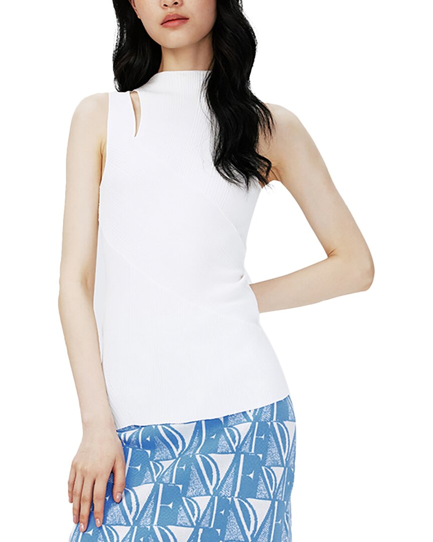 Diane Von Furstenberg Artemesia Top In White