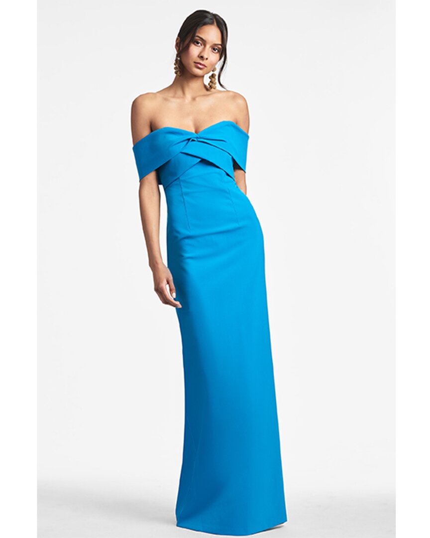Sachin & Babi Bacall Gown In Blue