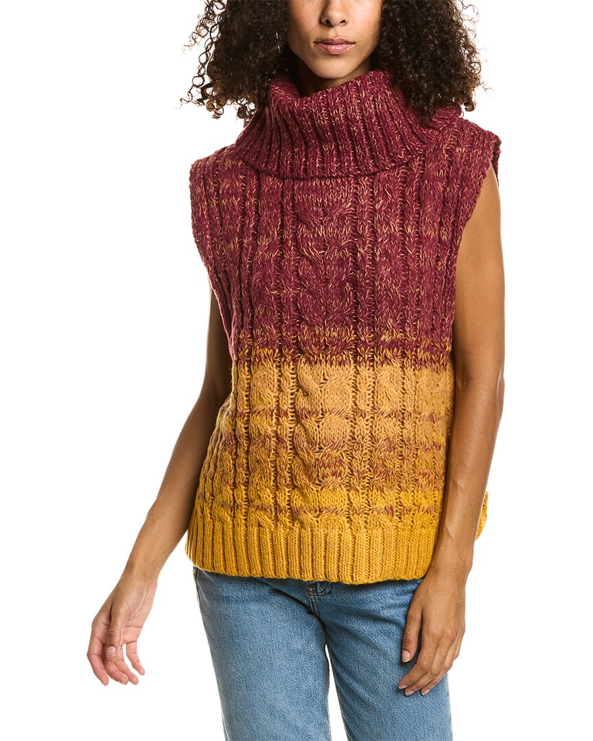 525 america cozy ombre cable sweater vest