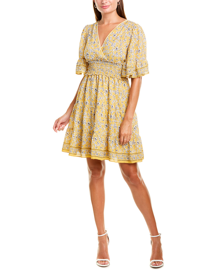 Image of Max Studio Smocked Mini Dress