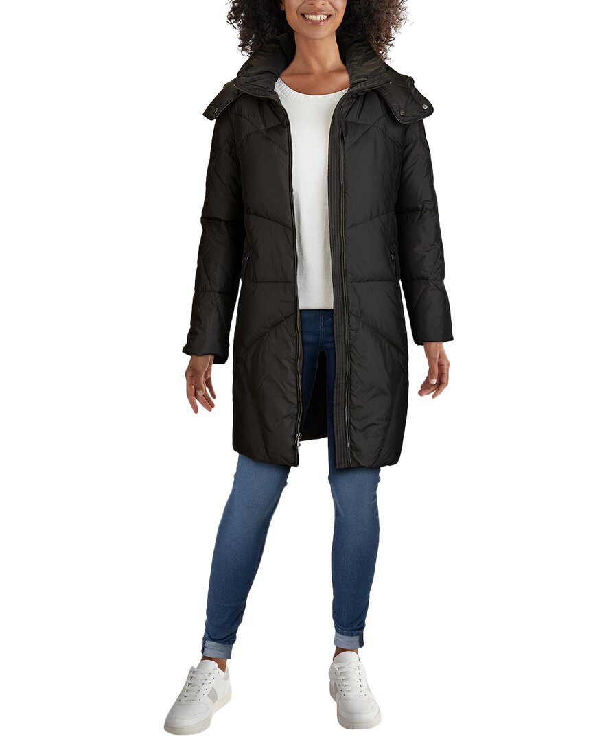 Cole Haan Essential Soft Down Coat In Black