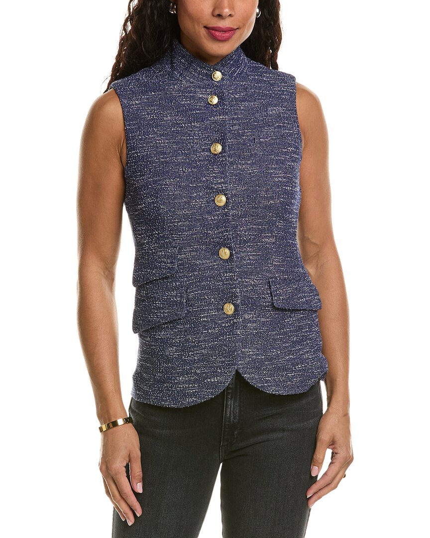 Rag & Bone Slade Vest In Blue