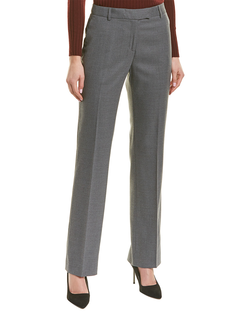 Brooks Brothers Wool-Blend Pant Women's Grey 0 | eBay