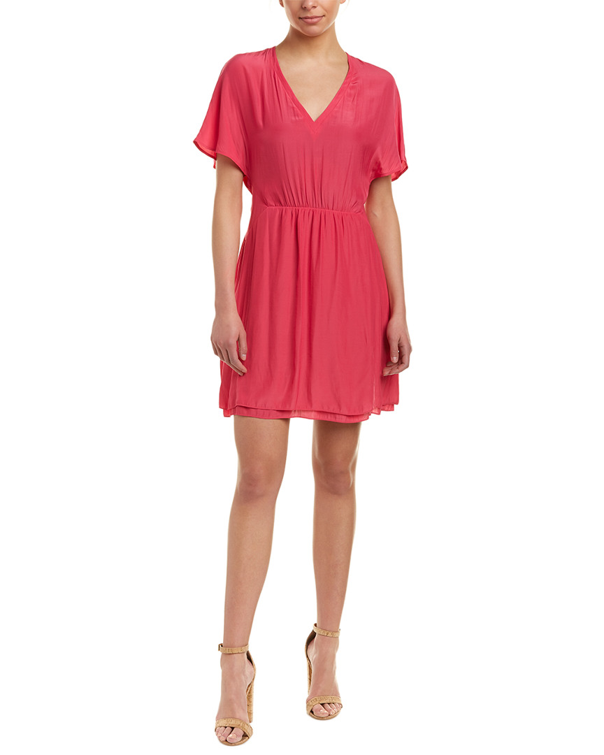 Image of Maje Elastic-Waist Shift Dress