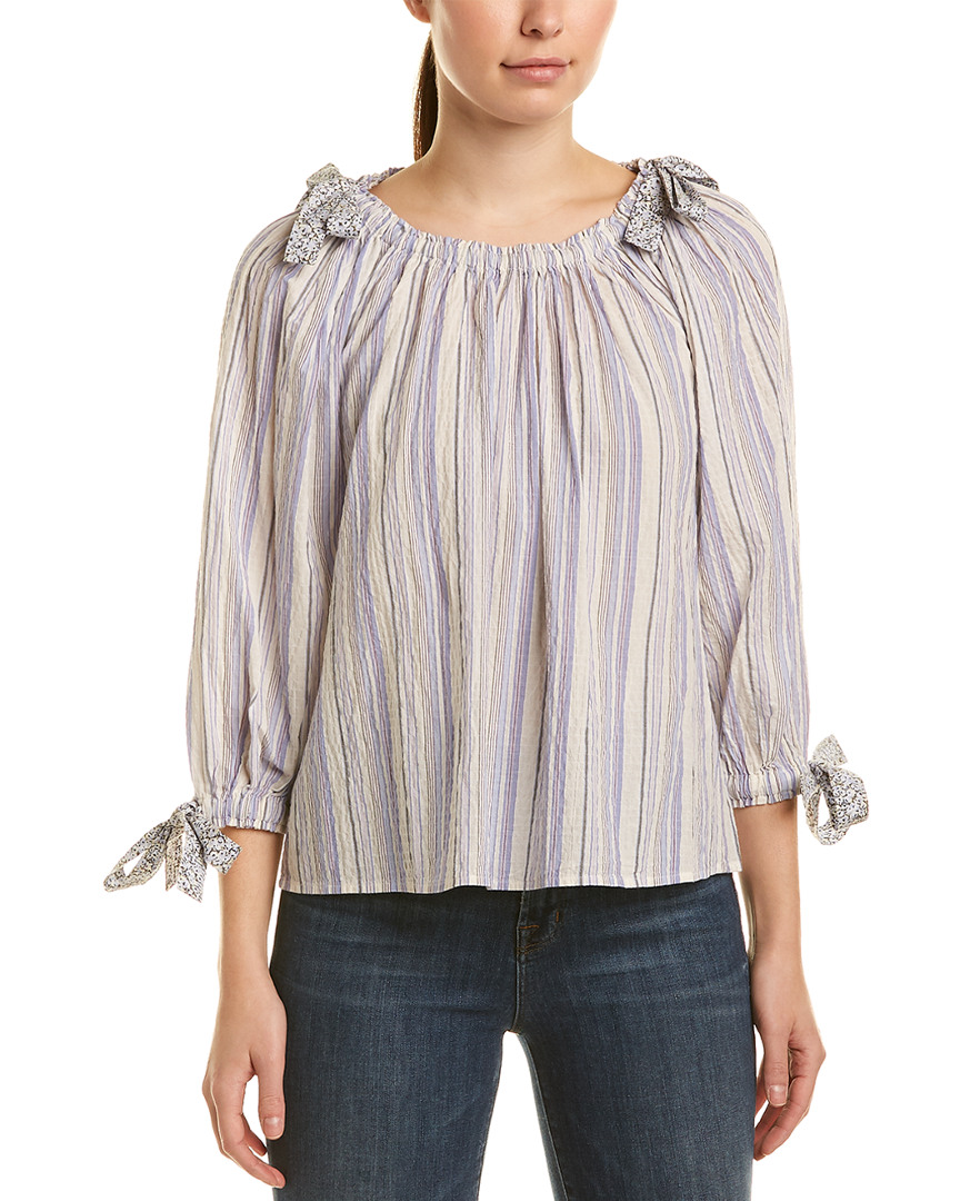 Image of La Vie Rebecca Taylor Drawstring Top