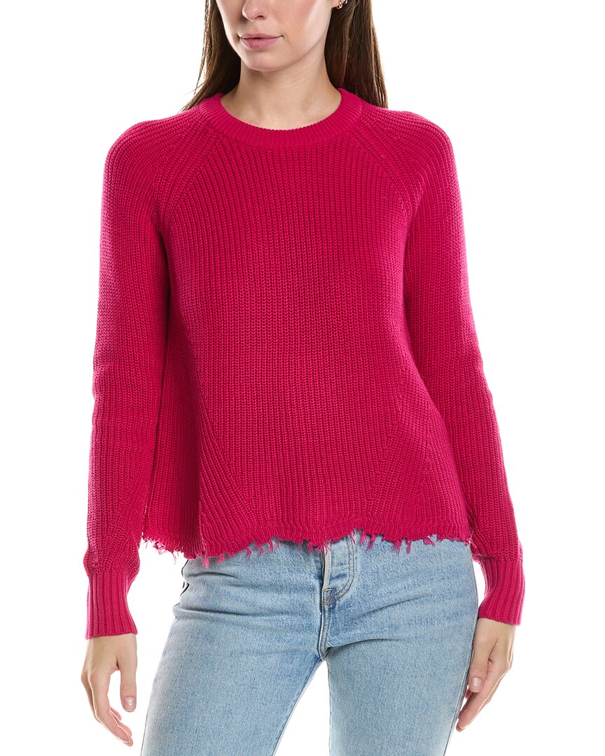 AUTUMN CASHMERE COTTON BY AUTUMN CASHMERE SCALLOPED SWEATER