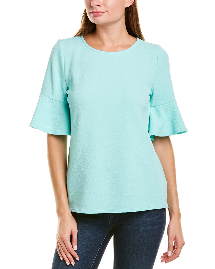 Image of Vince Camuto Ruffle Cuff Top