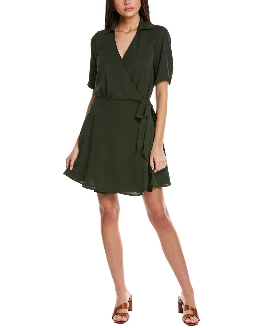 VINCE CAMUTO COLLARED WRAP DRESS
