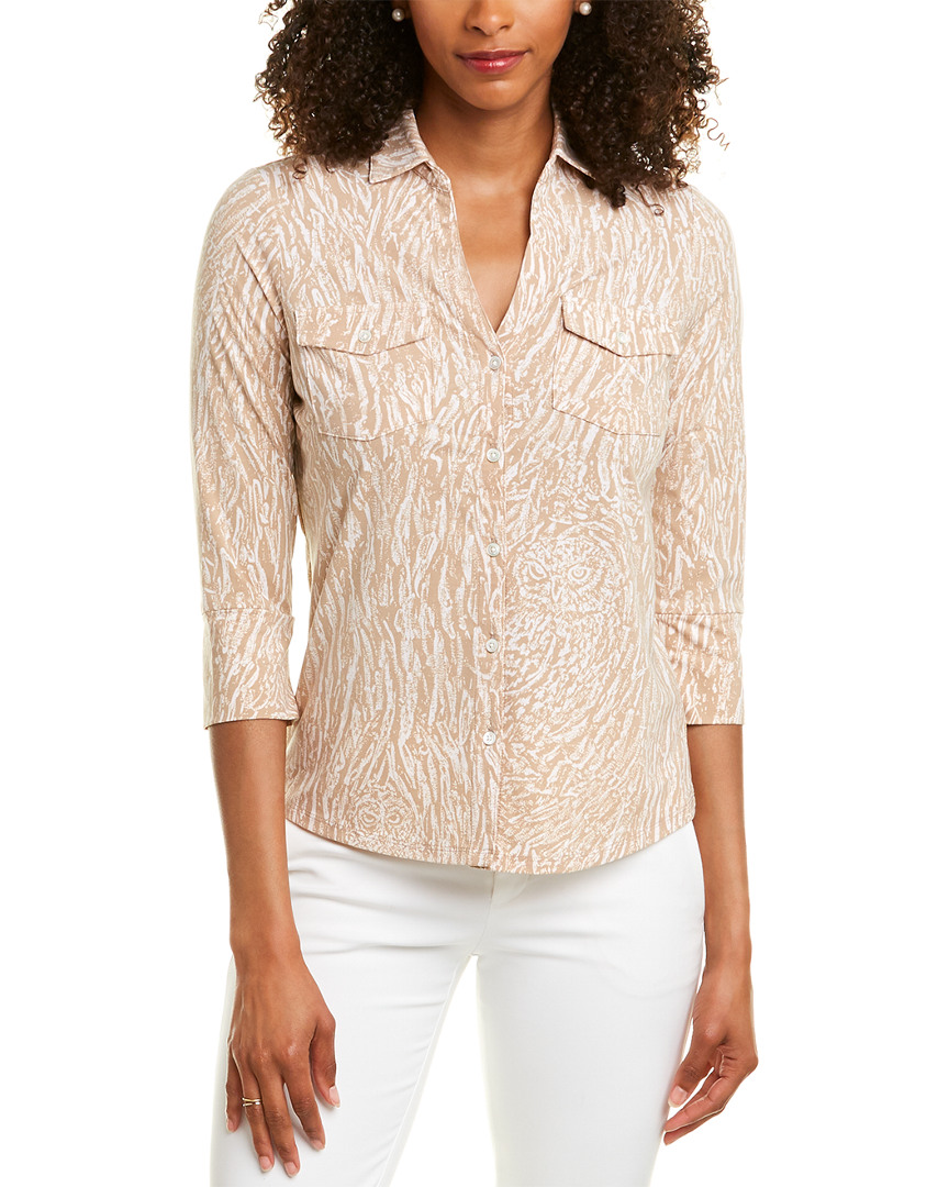 Image of J.McLaughlin Brynn Linen-Blend Top