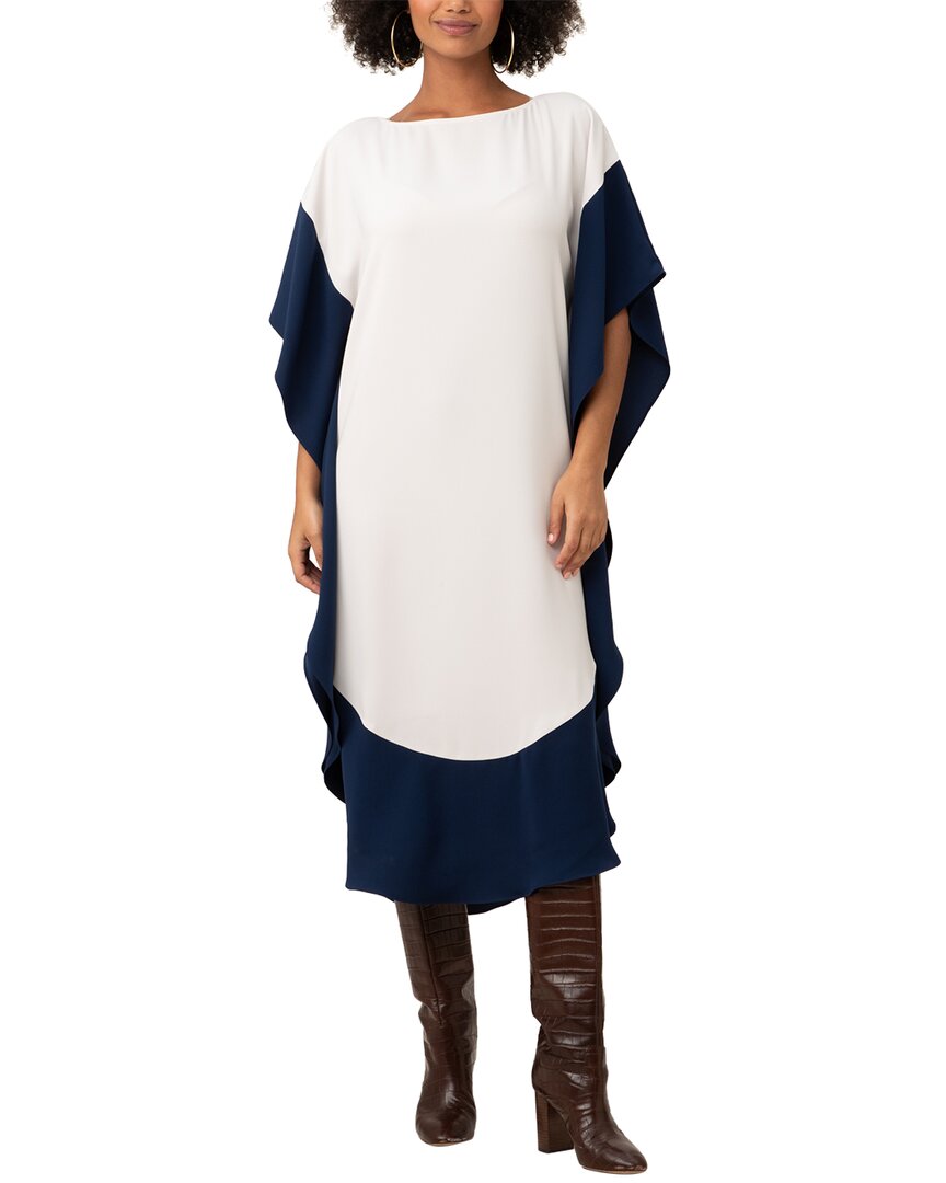 Trina Turk Adora Caftan In Blue