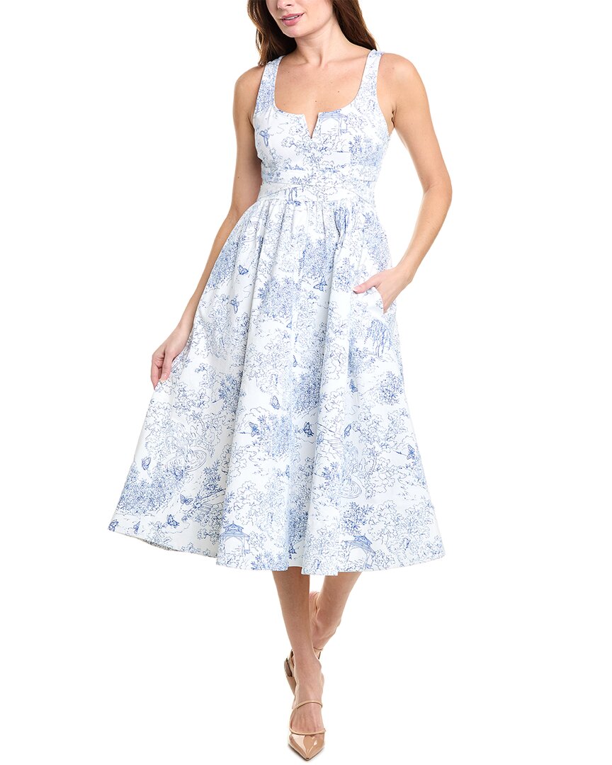 Cinq À Sept Garden Toile Ebba Maxi Dress In White