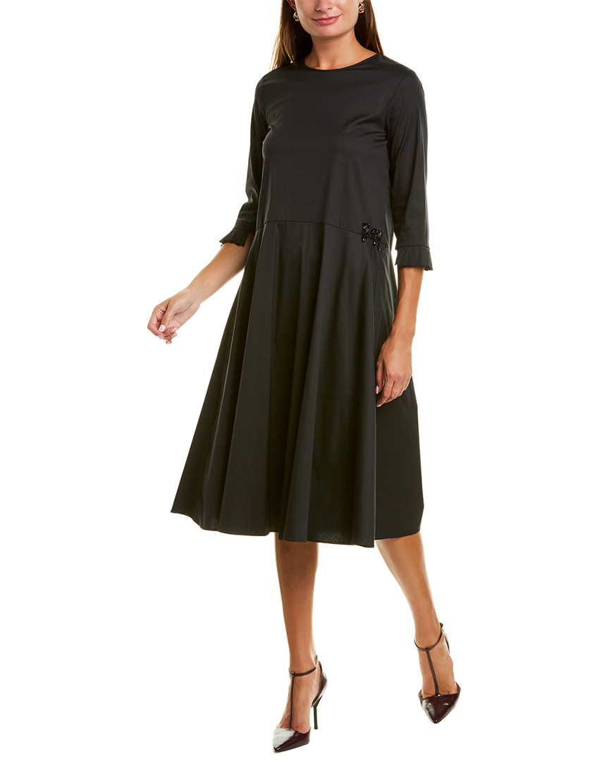 Max Mara A-Line Dress Women's Black 8 | eBay