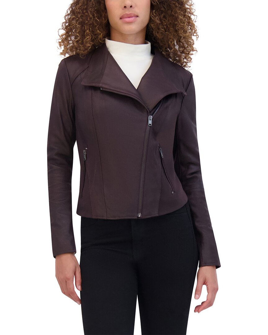 ANDREW MARC ANDREW MARC FELIX LEATHER COAT