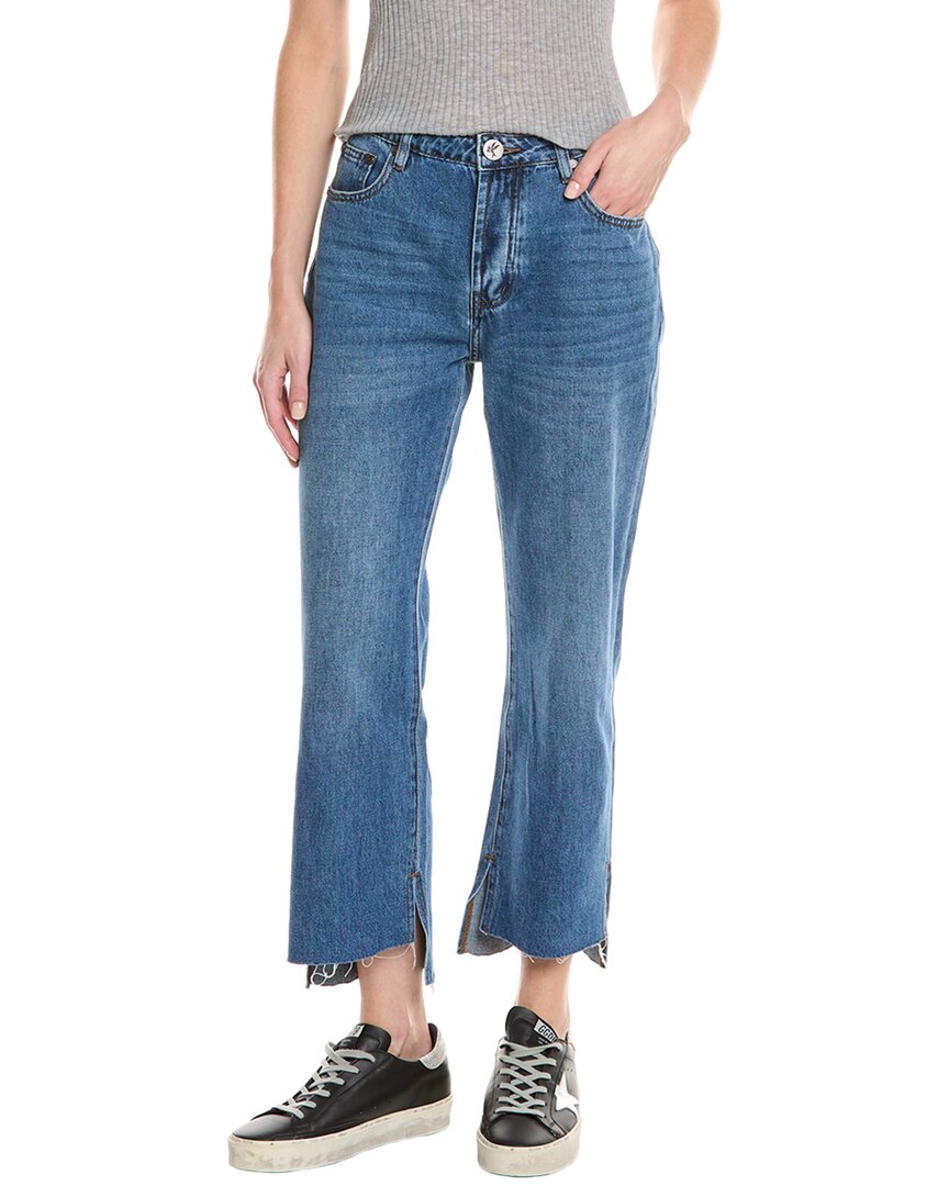One Teaspoon 1982 Blue Love Balloon Baggy Jean In Blue