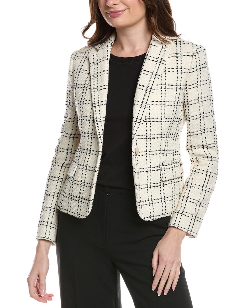 Theory Shrunken Jacket In White