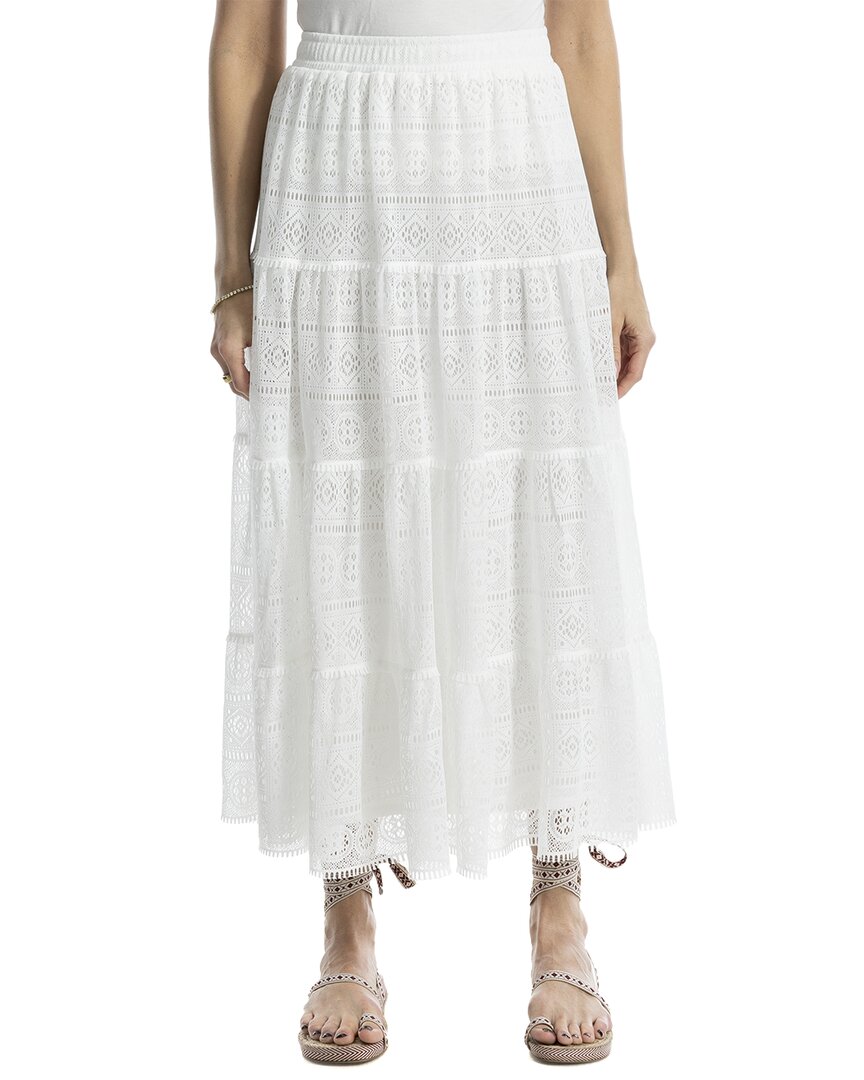 MAX STUDIO MAX STUDIO TIERED MAXI SKIRT