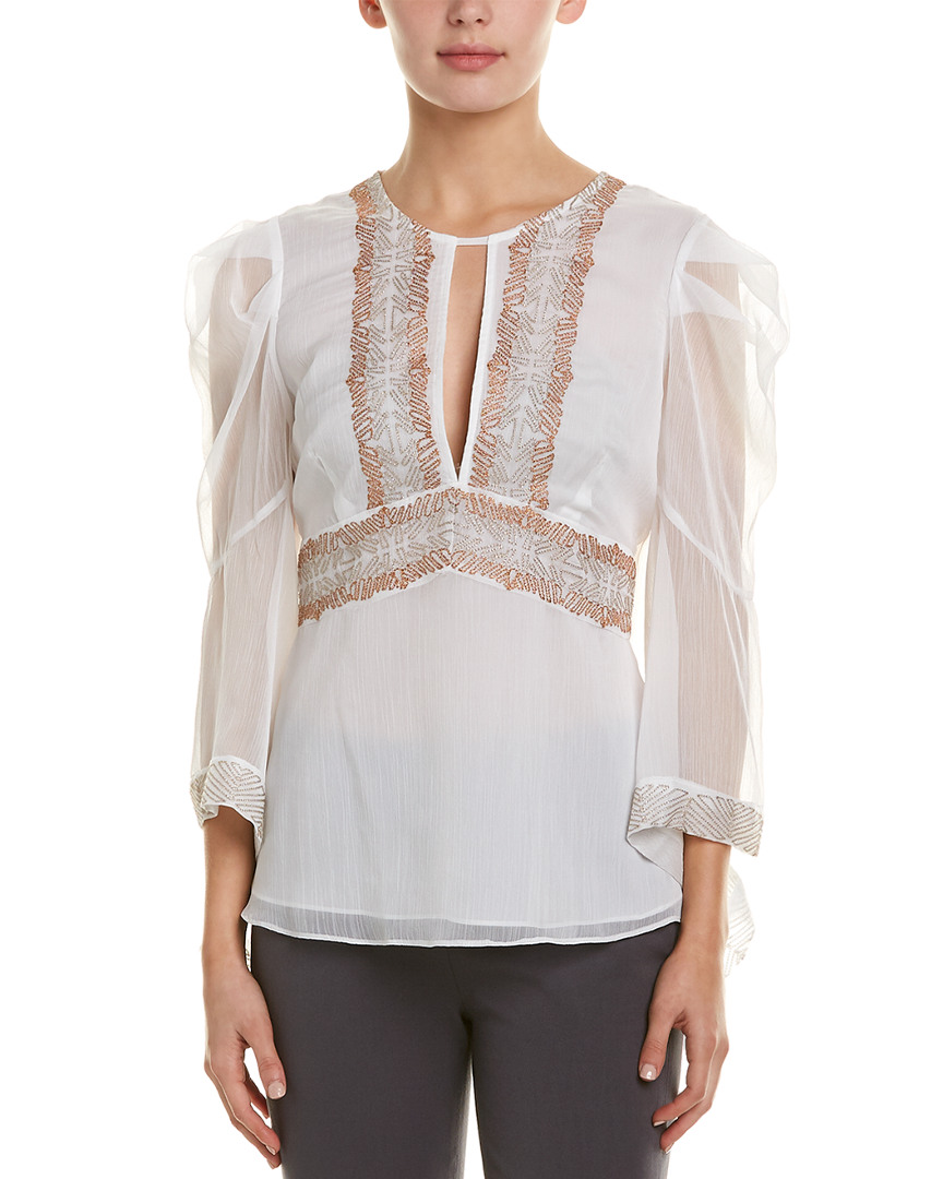 Image of BCBGMAXAZRIA Chiffon Top