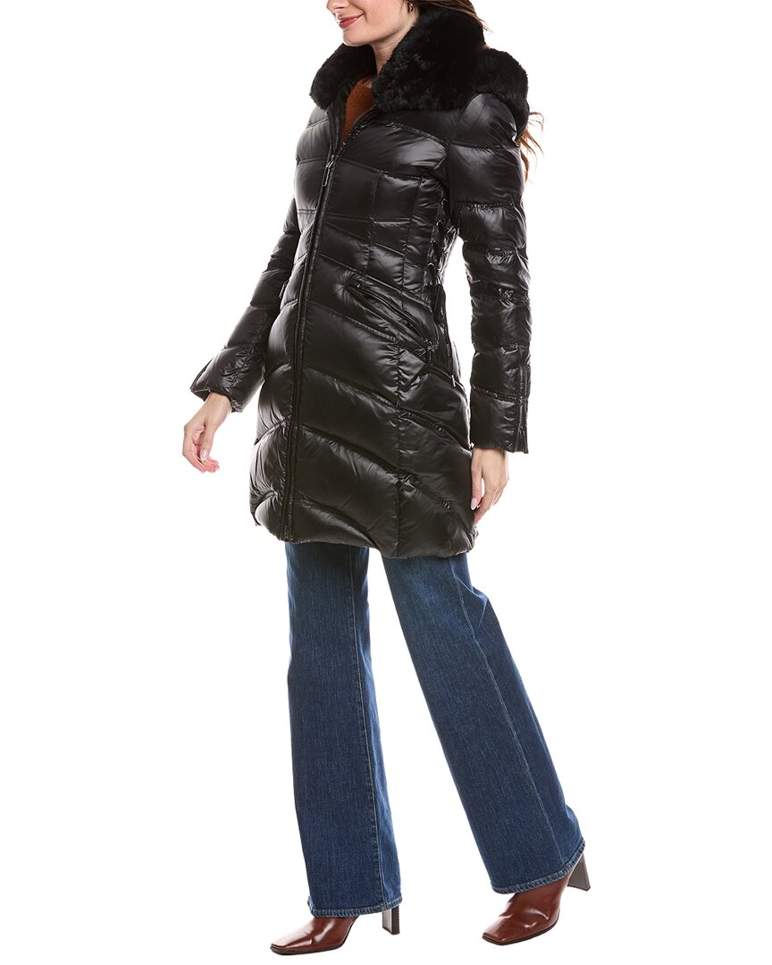 Dawn Levy Cloe Puffer Coat In Black