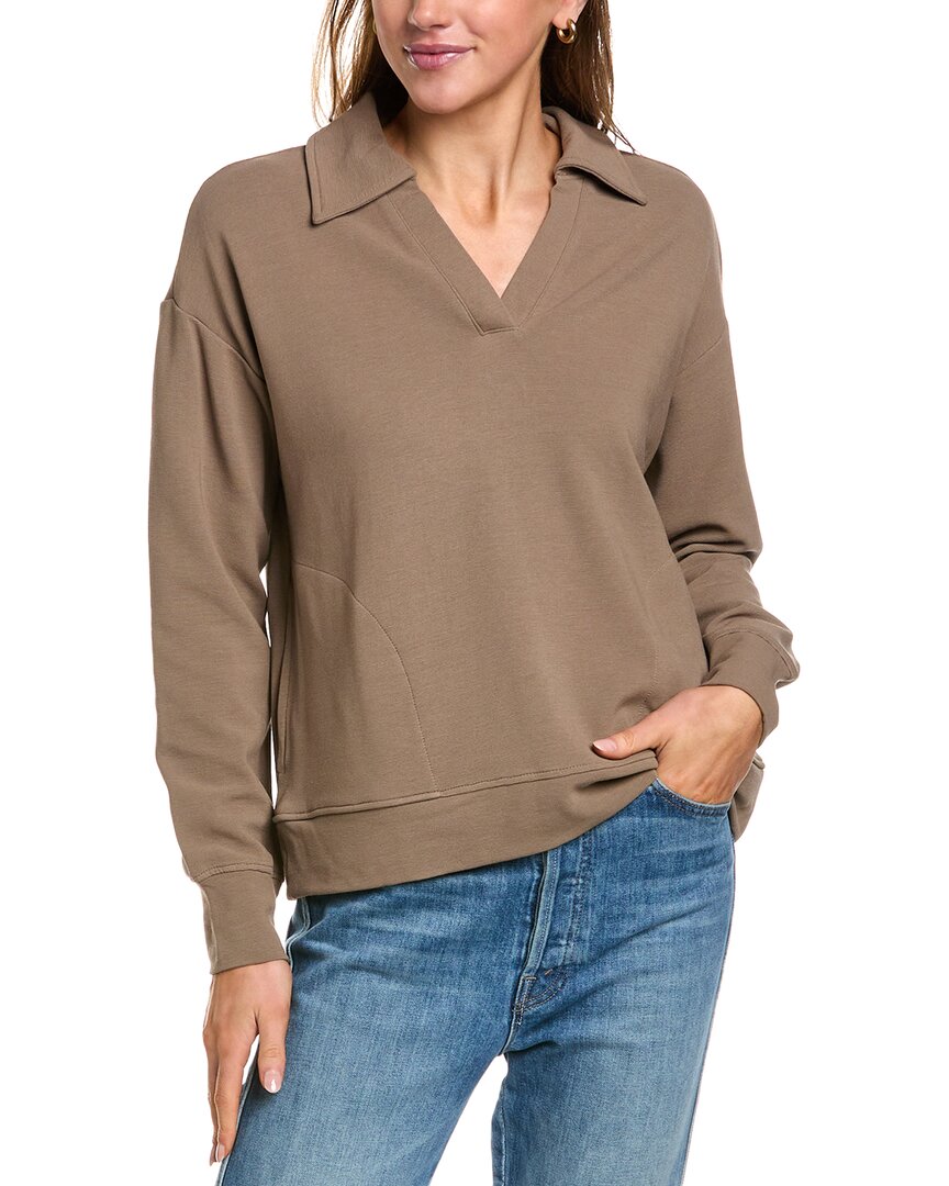 Three Dots Sonia Pullover In Grey