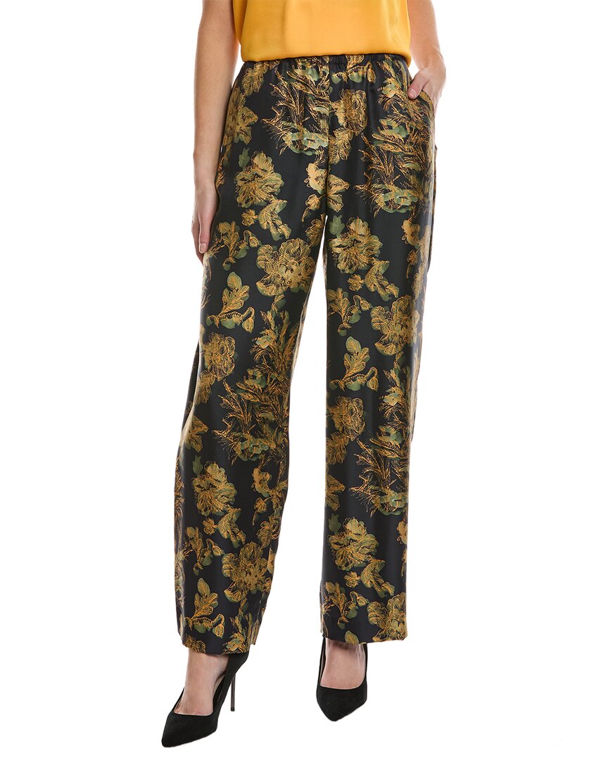 Shop Lafayette 148 New York Perry Silk Pant In Black