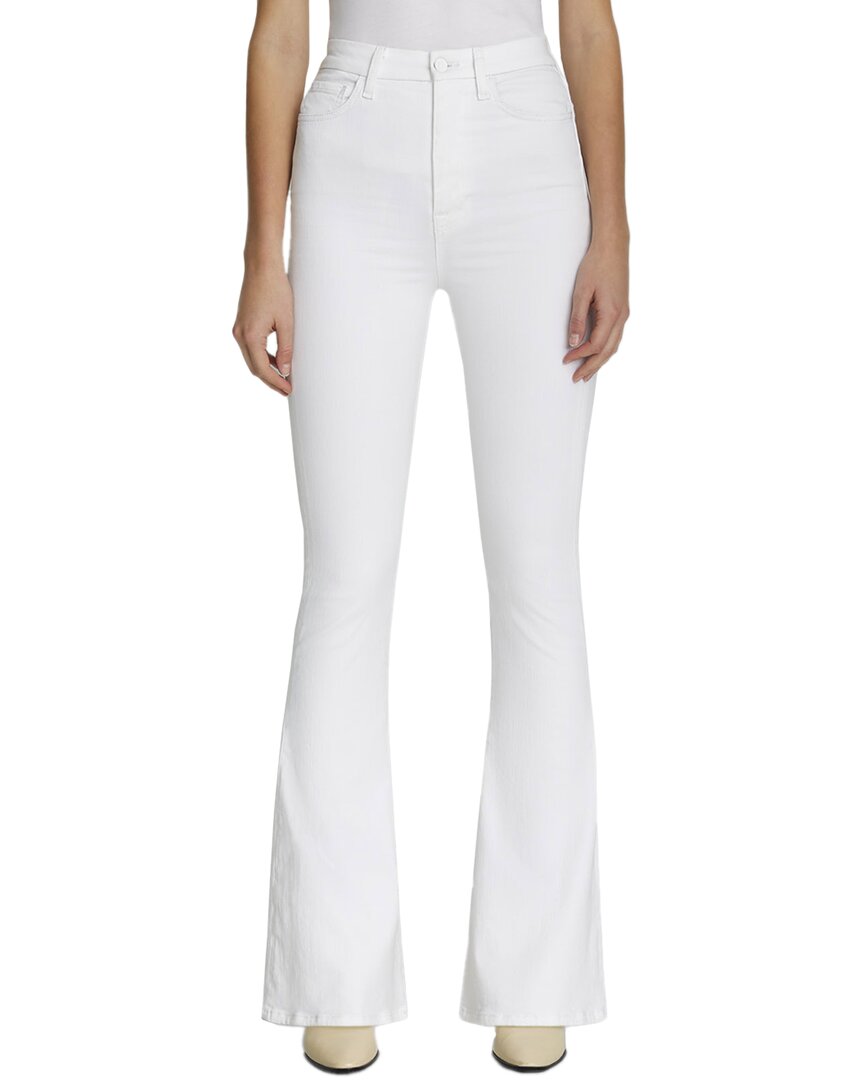 Shop 7 For All Mankind Ultra High Rise Skinny Flare Clean White Jean