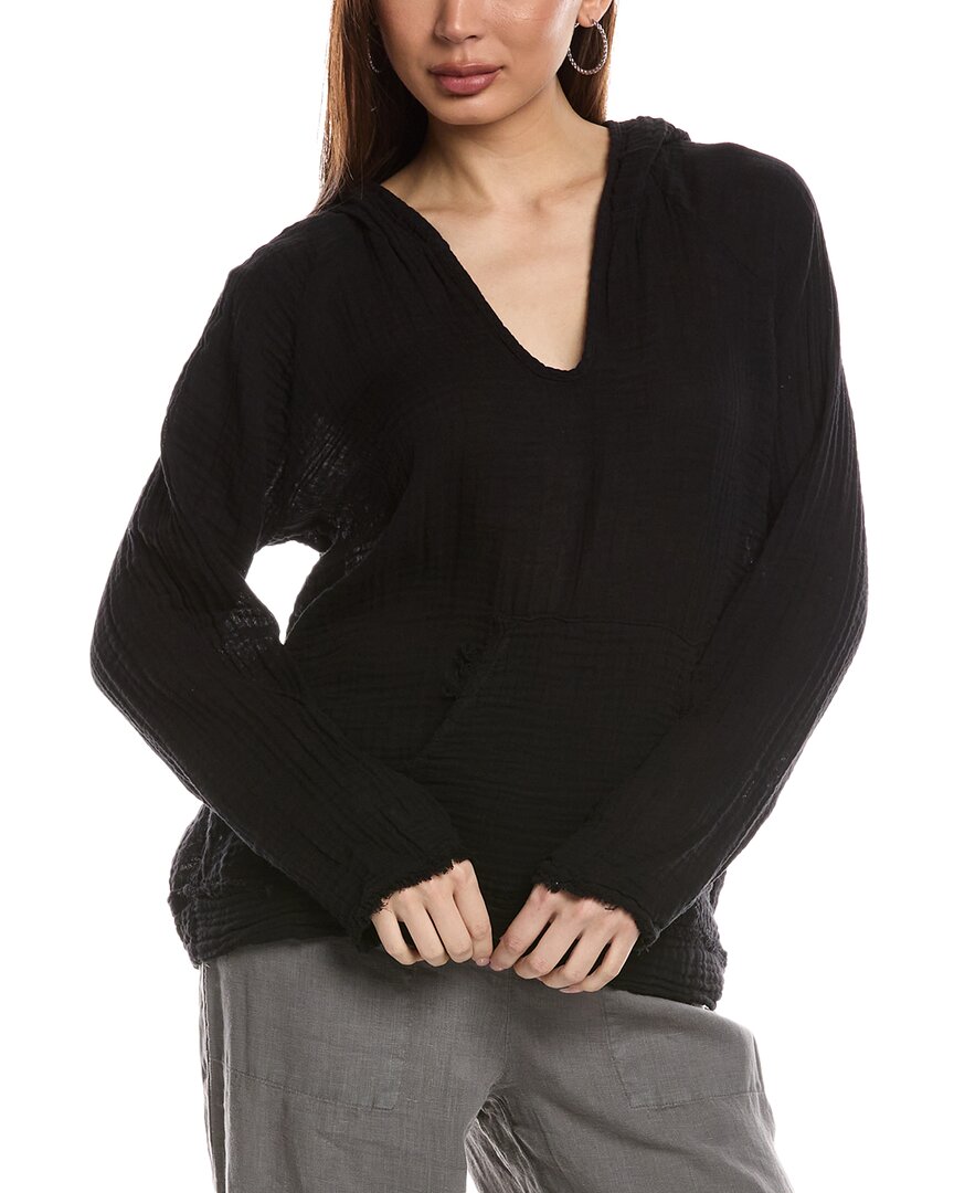 Michael Stars Arlo Hoodie In Black