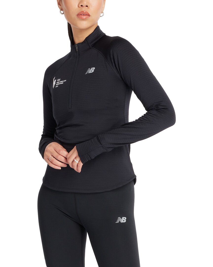 New Balance Nyc Marathon Athletics Heat Grid Half Top