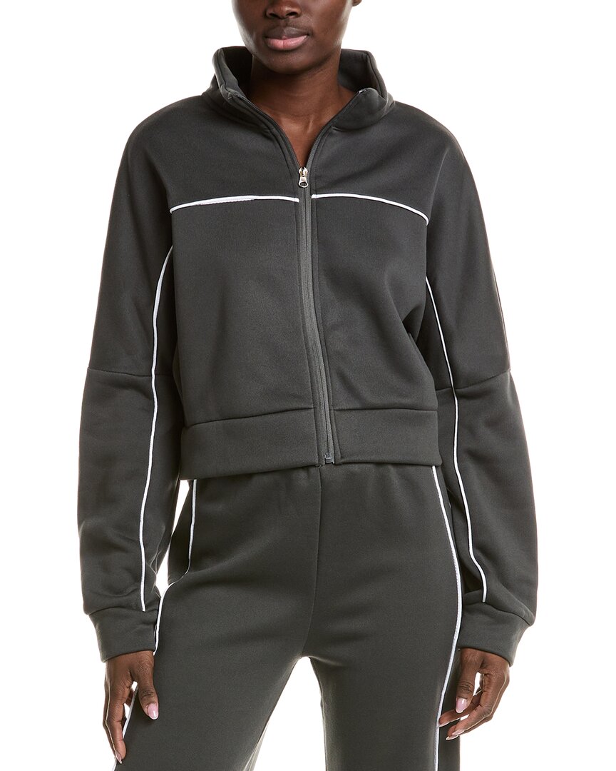 Isla Ciel Track Jacket In Grey