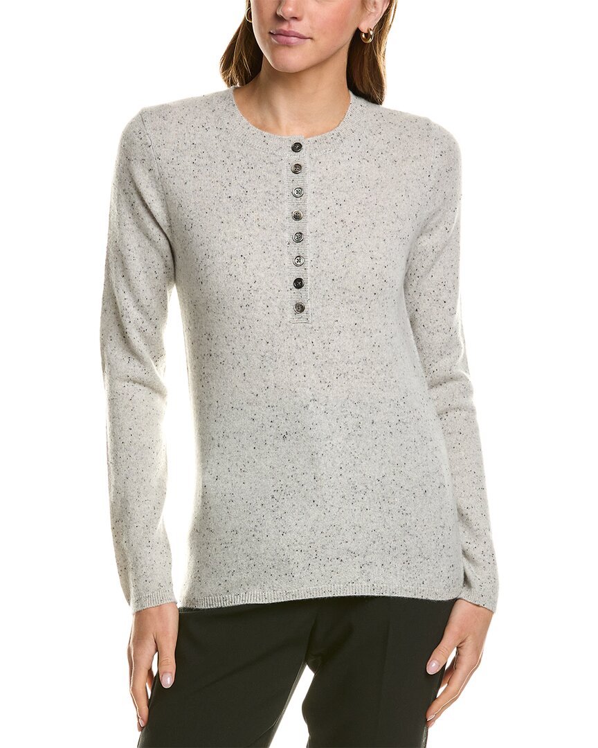 Кашемировый свитер Incashmere Henley Женский серый Xs