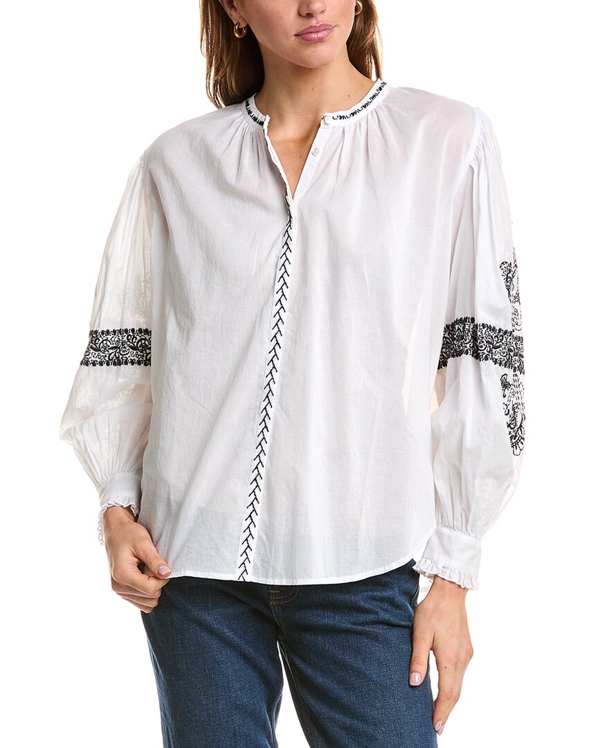 Johnny Was Kivi Blouse In White
