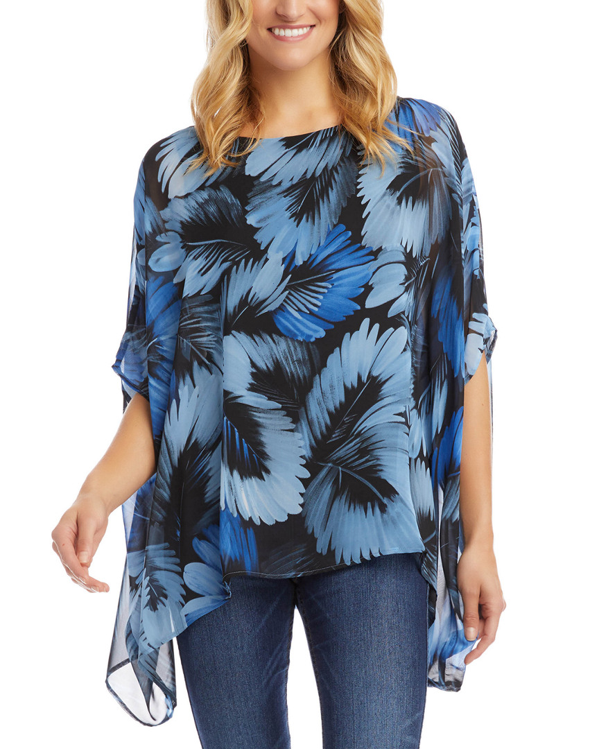 Image of Karen Kane Layered Scarf Top