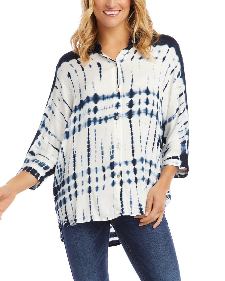 Image of Karen Kane Tie-Dye Shirt
