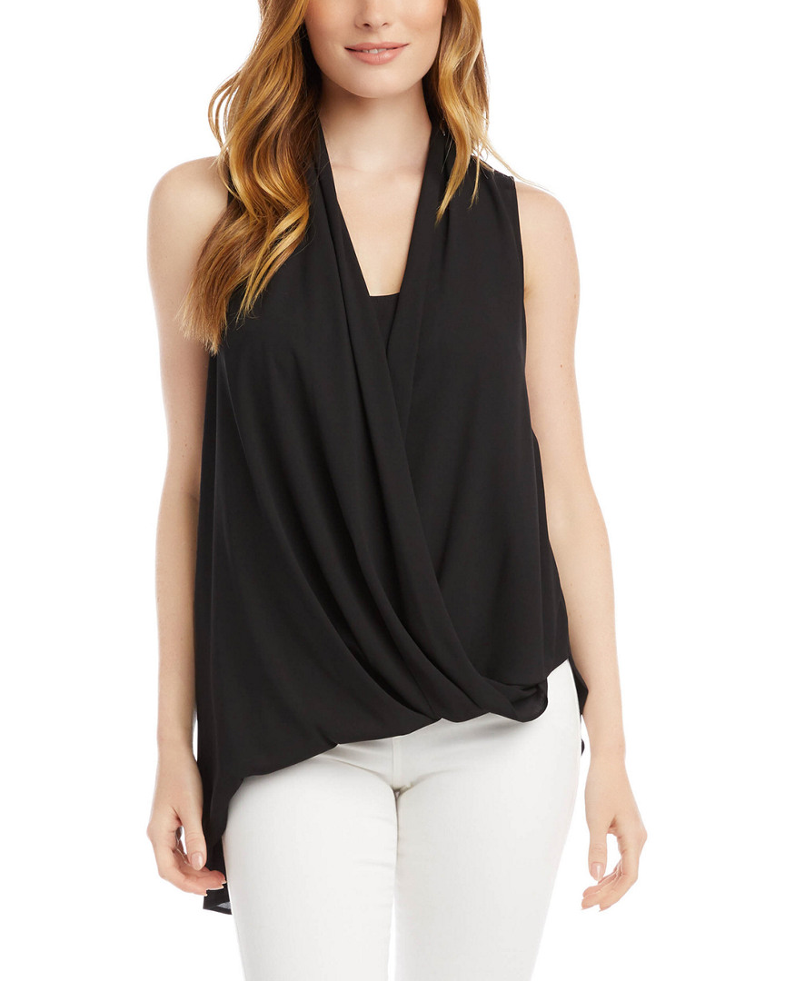 Image of Karen Kane Asymmetric Drape Top