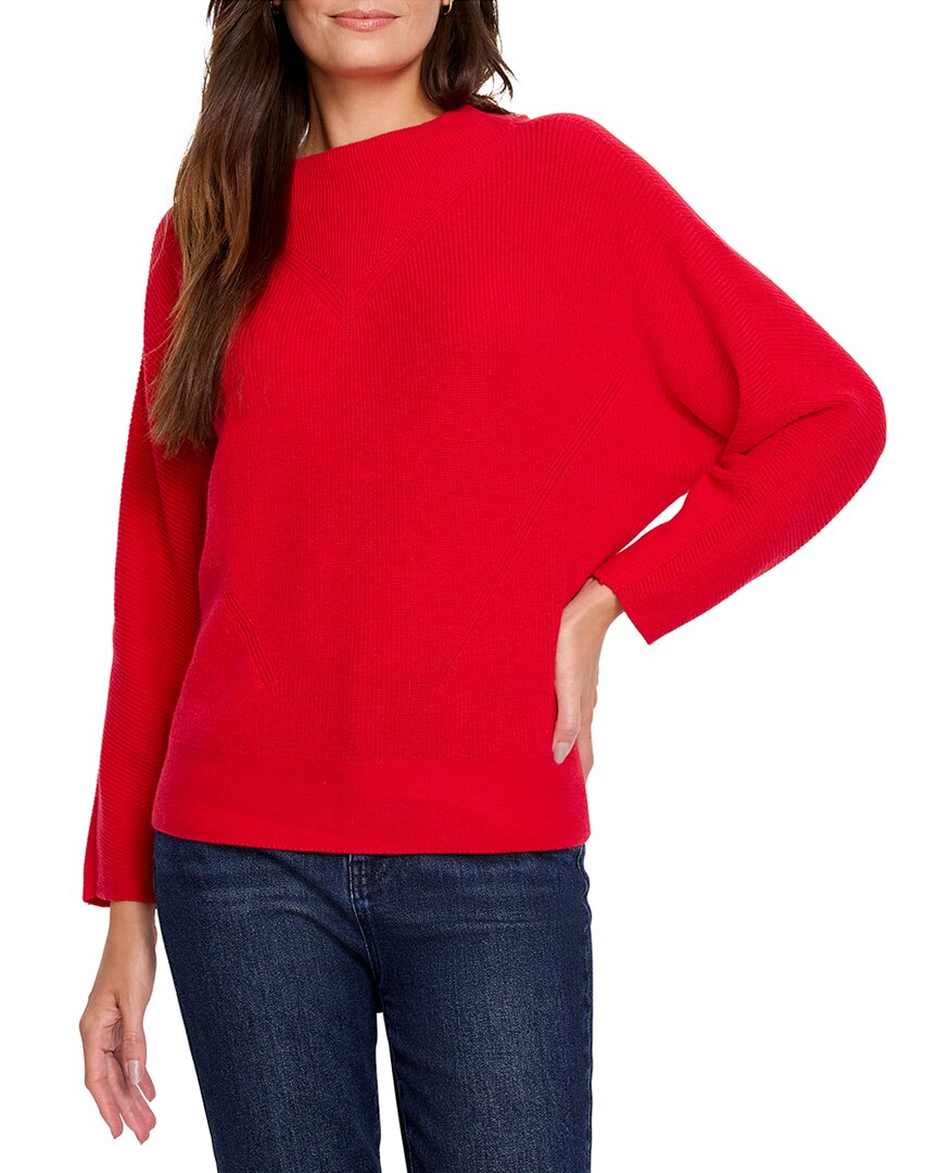 Nic + Zoe Nic+zoe Shaker Stitch Mock Neck Sweater