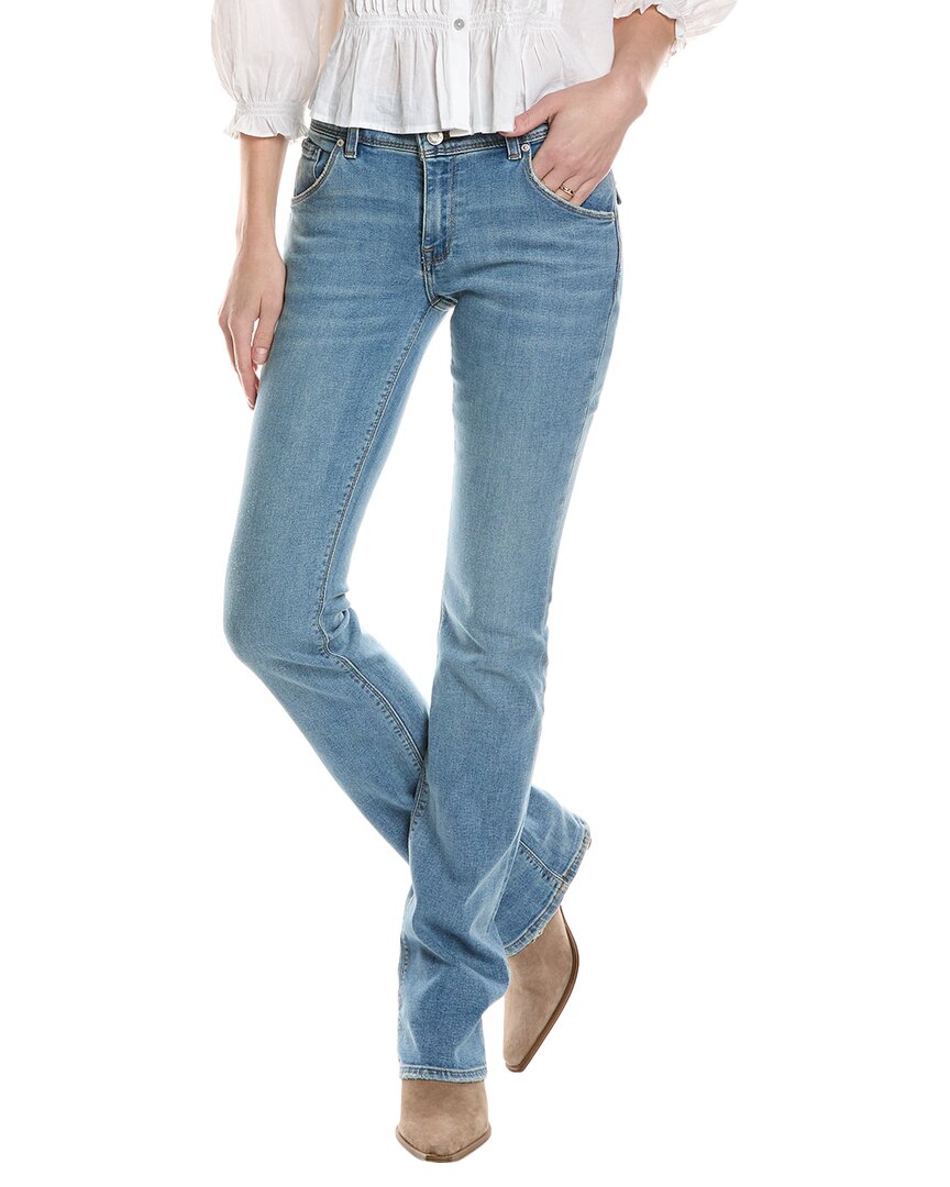 Shop Hudson Jeans Beth Mid-rise Oak Baby Boot Jean In Blue