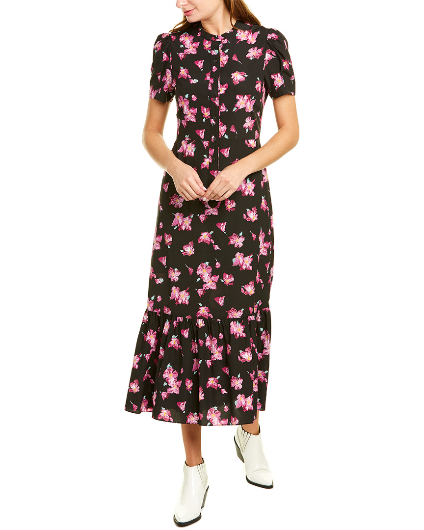 Image of A.L.C. Dylan Silk-Blend Midi Dress