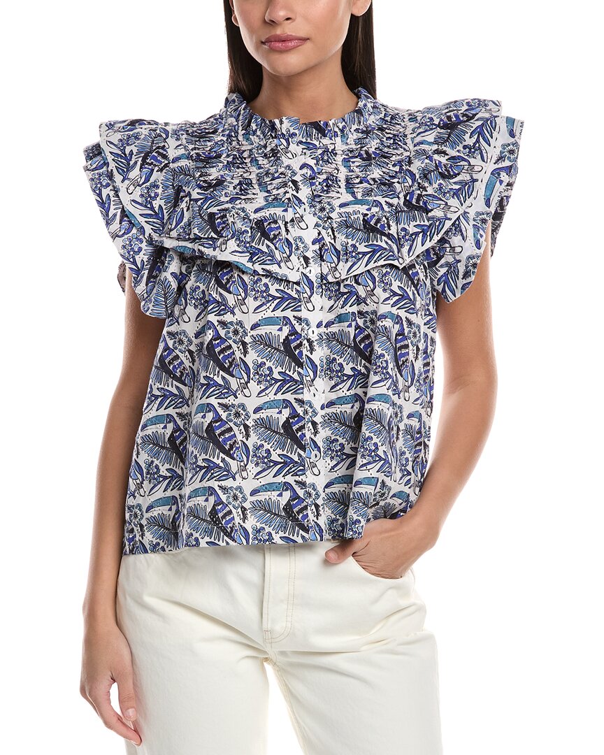 Ro's Garden Denver Top In Blue